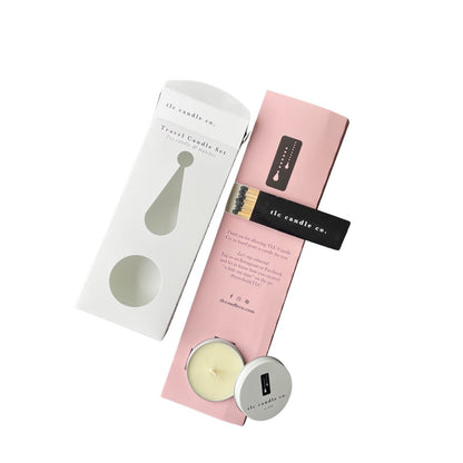 Travel Candle with Matches - Lavender