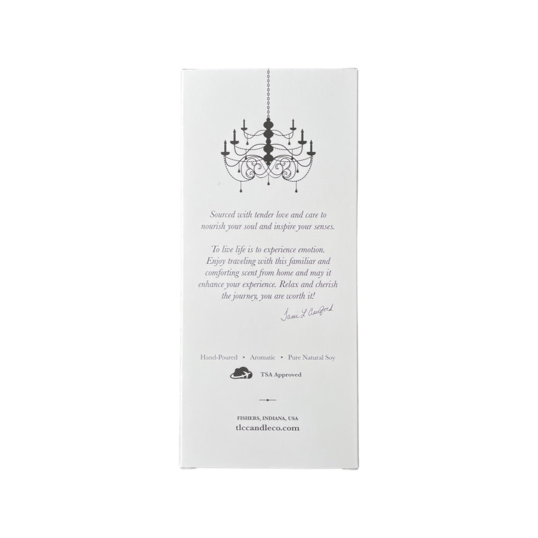 Travel Candle with Matches - V & W