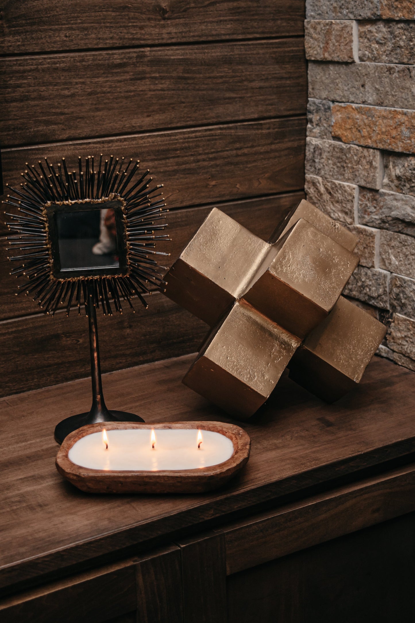 3-wick Dough Bowl Candle - Farmhouse